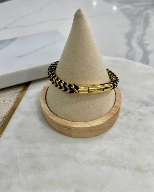 18K Gold Plated Braided Bracelet